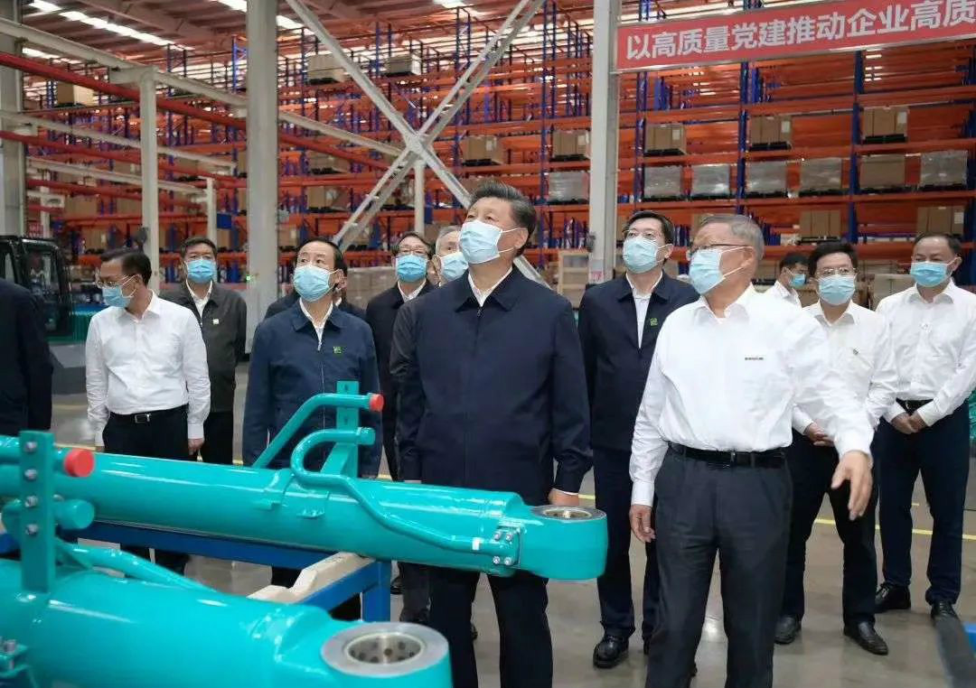 55世纪智能第一时间传达学习贯彻习近平总书记考察55世纪智能的重要讲话精神