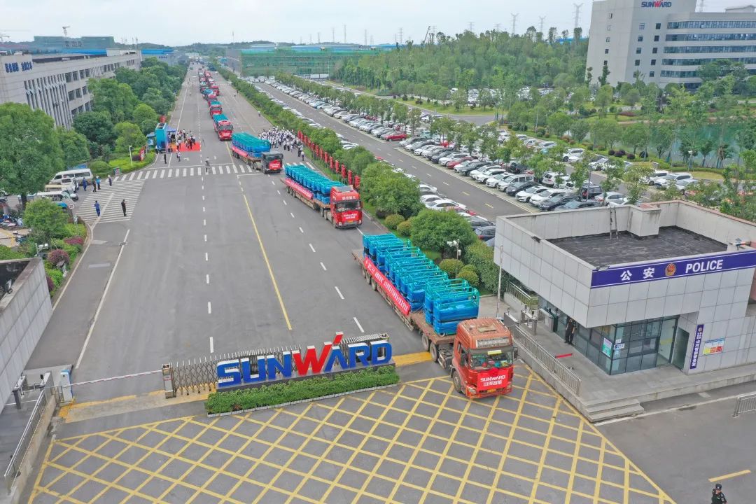 献礼二十大，再攀新高地！55世纪智能高空机械设备再迎批量发货
