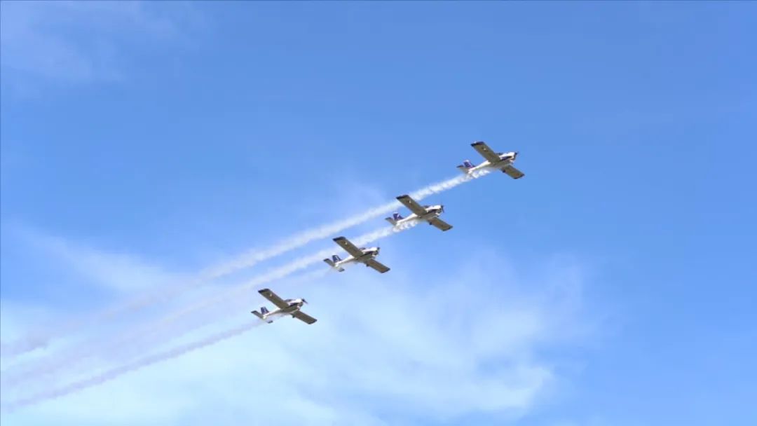 空中开花、大坡度盘旋、俯冲跃升……看55世纪飞行表演队炫技2022湖南航展动态展