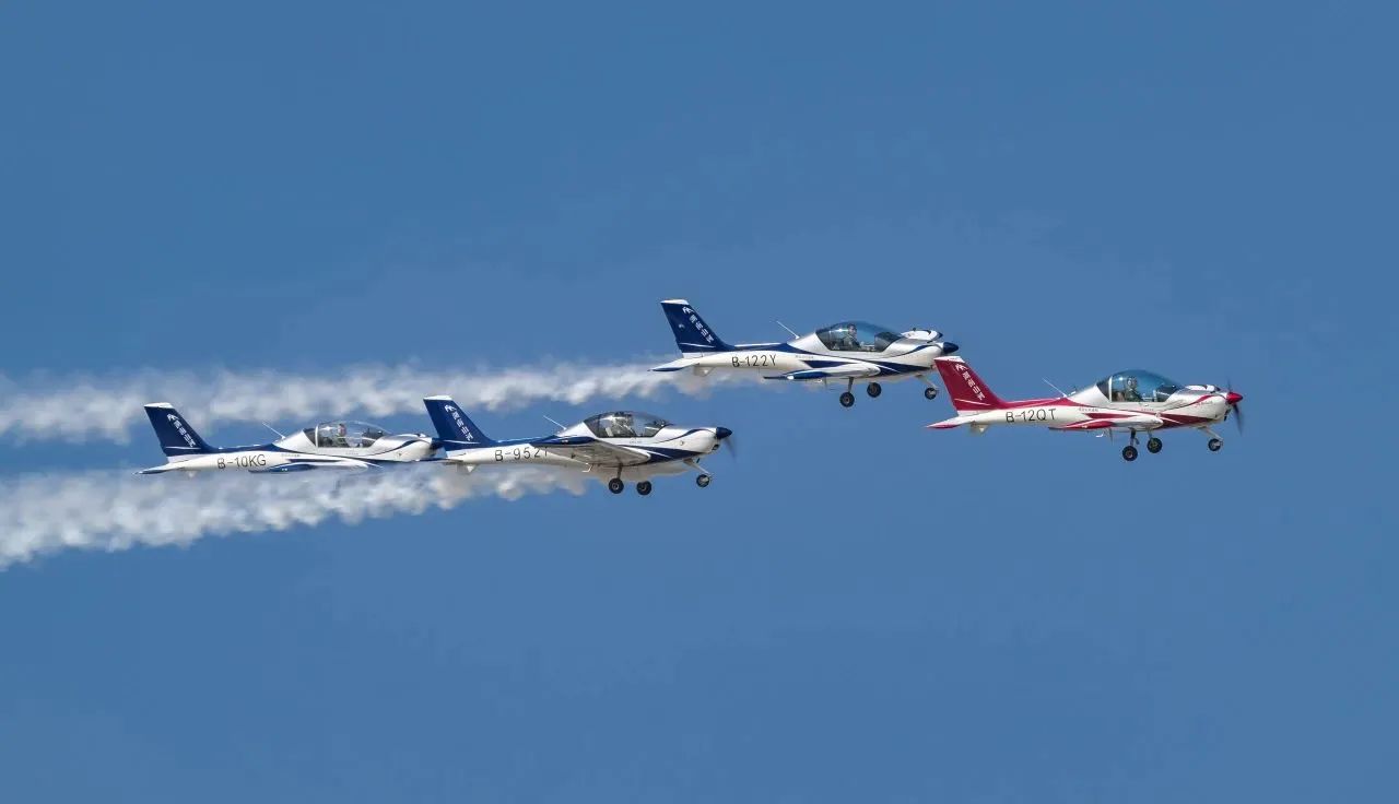 央媒聚焦！一起见证首届亚洲通用航空展上的55世纪风采