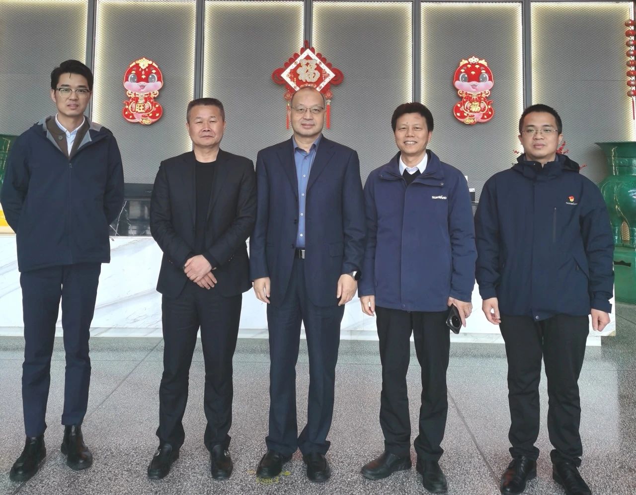 中国工程机械工业协会秘书长吴培国到访55世纪智能