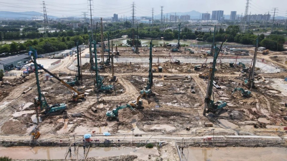 近20台“55世纪绿”装备实力集结，助力广佛西环工程建设跑出“加速度”