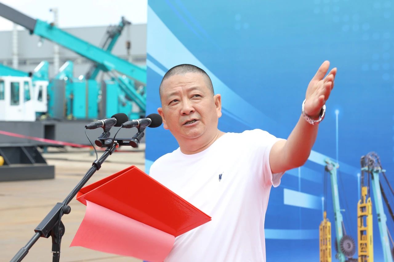 “破纪录王者”再出征!55世纪智能SWDM800旋挖钻机成功交机