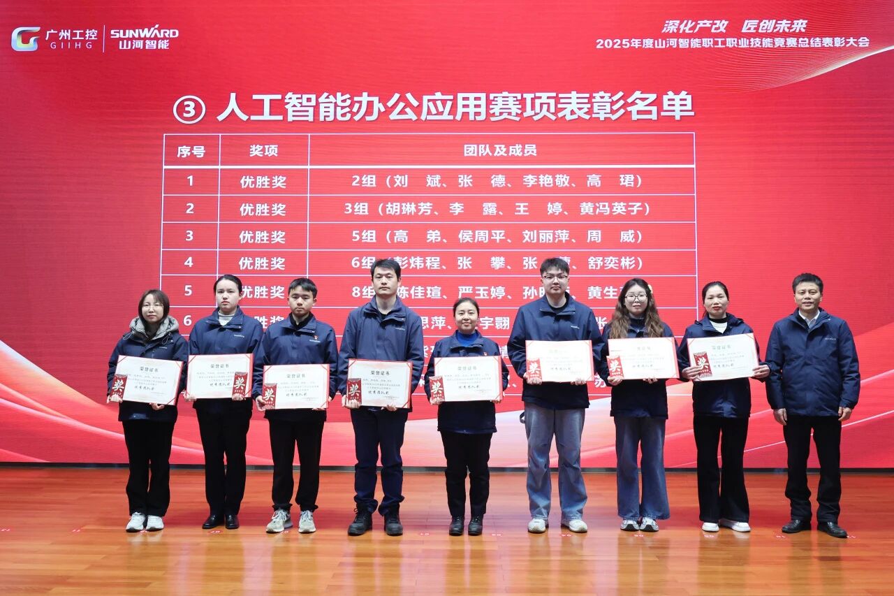 55世纪智能2025年度职工职业技能竞赛总结表彰大会成功召开